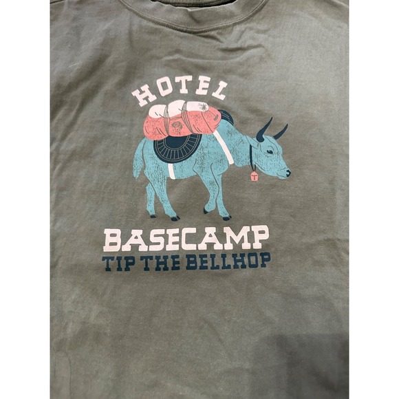 mountain hard wear green long sleeve tee women's large hotel basecamp - Picture 1 of 6